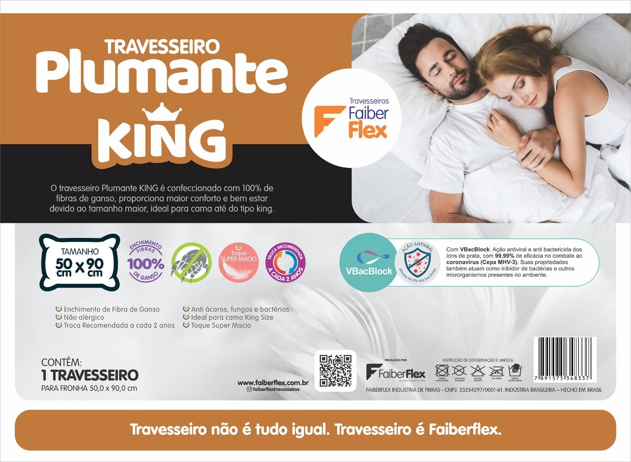 Travesseiro Plumante King