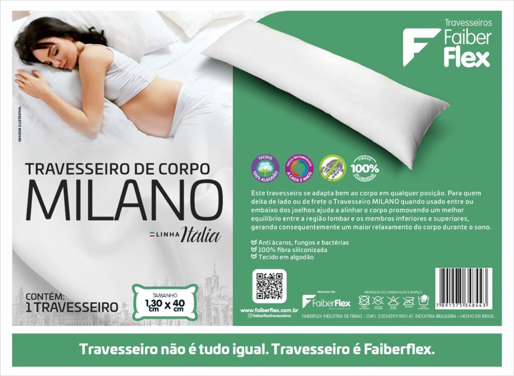 Travesseiro de Corpo Milano