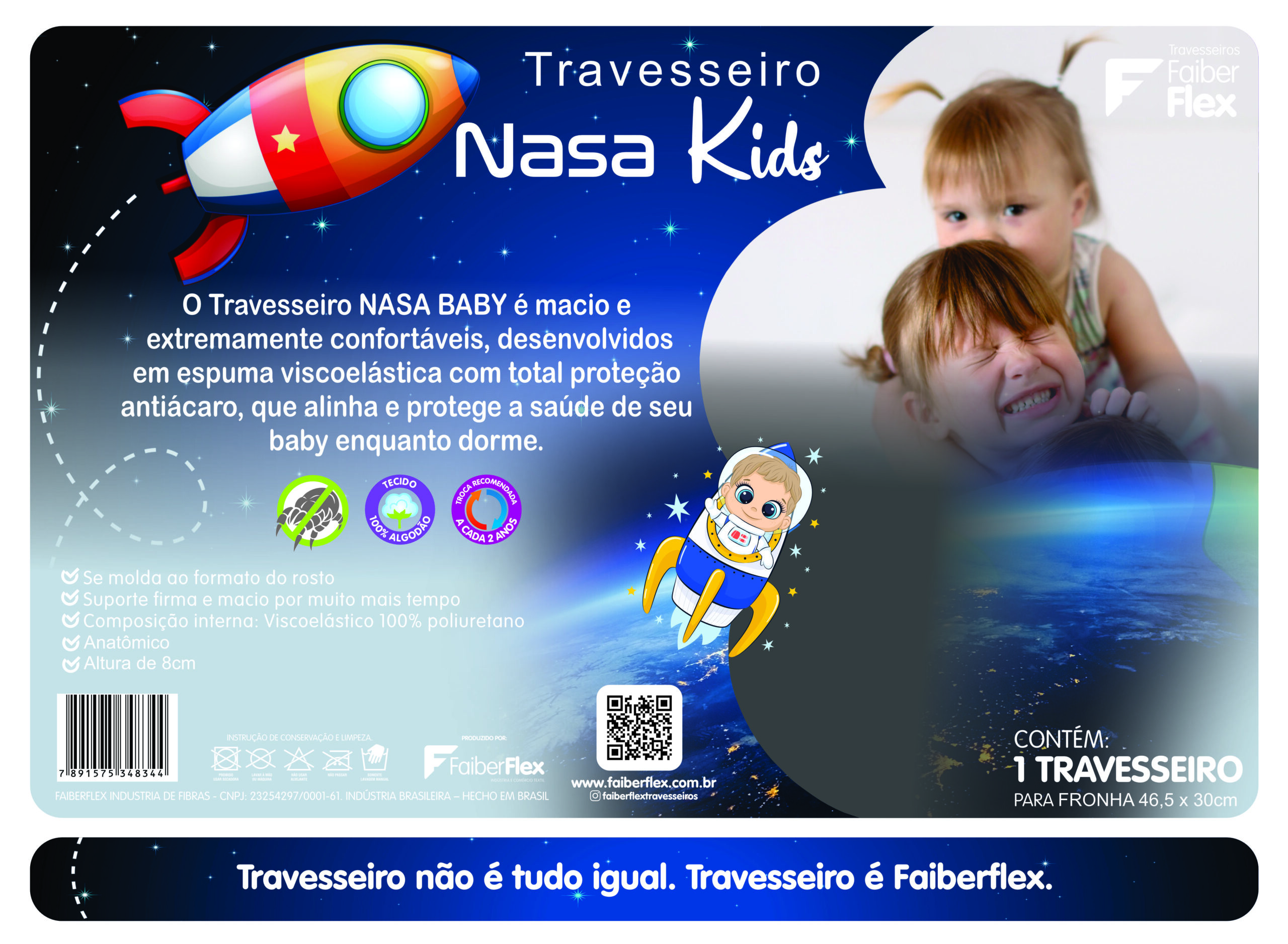 Travesseiro Nasa KIDS